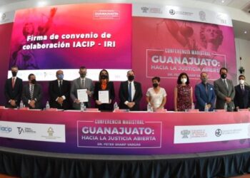 Guanajuato con justicia y gobierno abierto, trabajo del IACIP