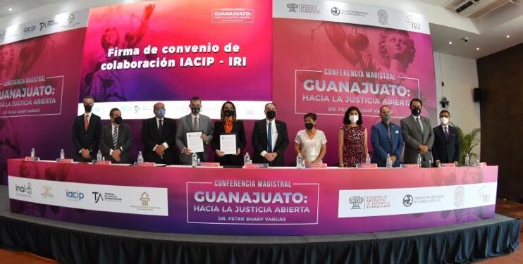 Guanajuato con justicia y gobierno abierto, trabajo del IACIP