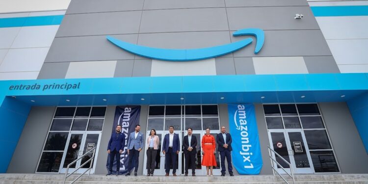 Inauguran Centro de Distribución de Amazon en Guanajuato; generará 500 empleos