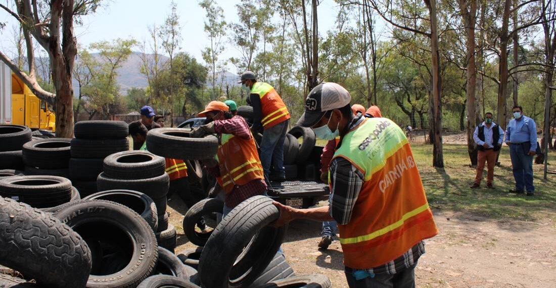 ¡Cuidemos el medioambiente! Lleva tus llantas usadas a los CAISES de León