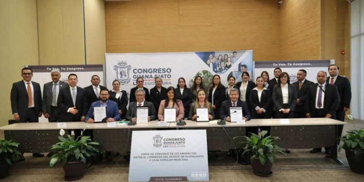 ¿Qué alcances tiene el convenio firmado por el Congreso de Guanajuato y Caja Popular Mexicana?