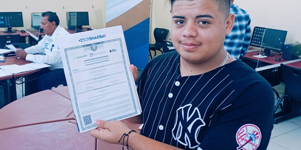 ¿Quieres terminar la primaria o secundaria? Acércate al INAEBA en los Centros Contigo Sí