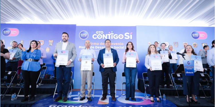 Gobierno de Guanajuato y Municipios firman Convenio para el Desarrollo Social y Humano
