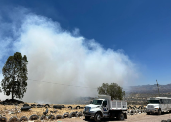 Estas son las recomendaciones sanitarias ante incendio en tiradero de Guanajuato capital