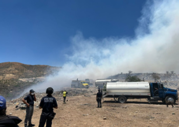 Estas son las recomendaciones sanitarias ante incendio en tiradero de Guanajuato capital