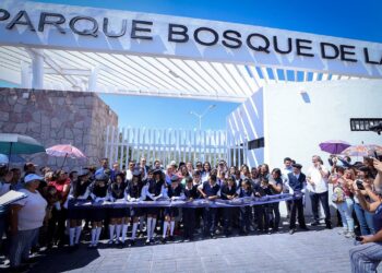 Inauguran en León el Parque Bosque de la Olla