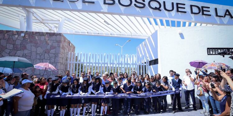 Inauguran en León el Parque Bosque de la Olla