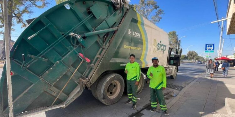 ¡Que no se te pase! Estos son los horarios de recolección de basura en León durante las fechas festivas