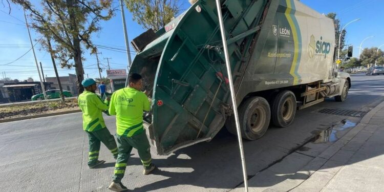 ¡Que no se te pase! Estos son los horarios de recolección de basura en León durante las fechas festivas