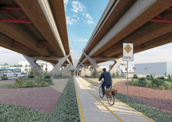 ¿Cuáles son los beneficios de la construcción del puente Transportistas en León?