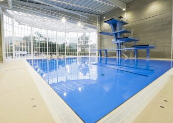 ¡Ya casi! Alistan conclusión de obras en el Centro Acuático Valenciana en Guanajuato capital