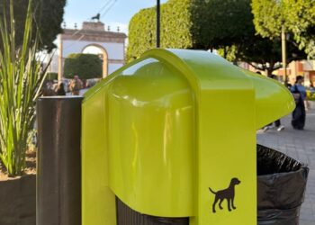¡Por una ciudad más limpia! Instalan papeleras para desechos de mascotas en León