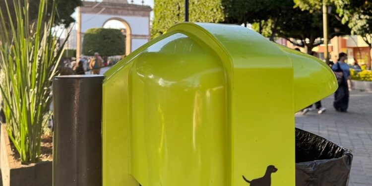 ¡Por una ciudad más limpia! Instalan papeleras para desechos de mascotas en León
