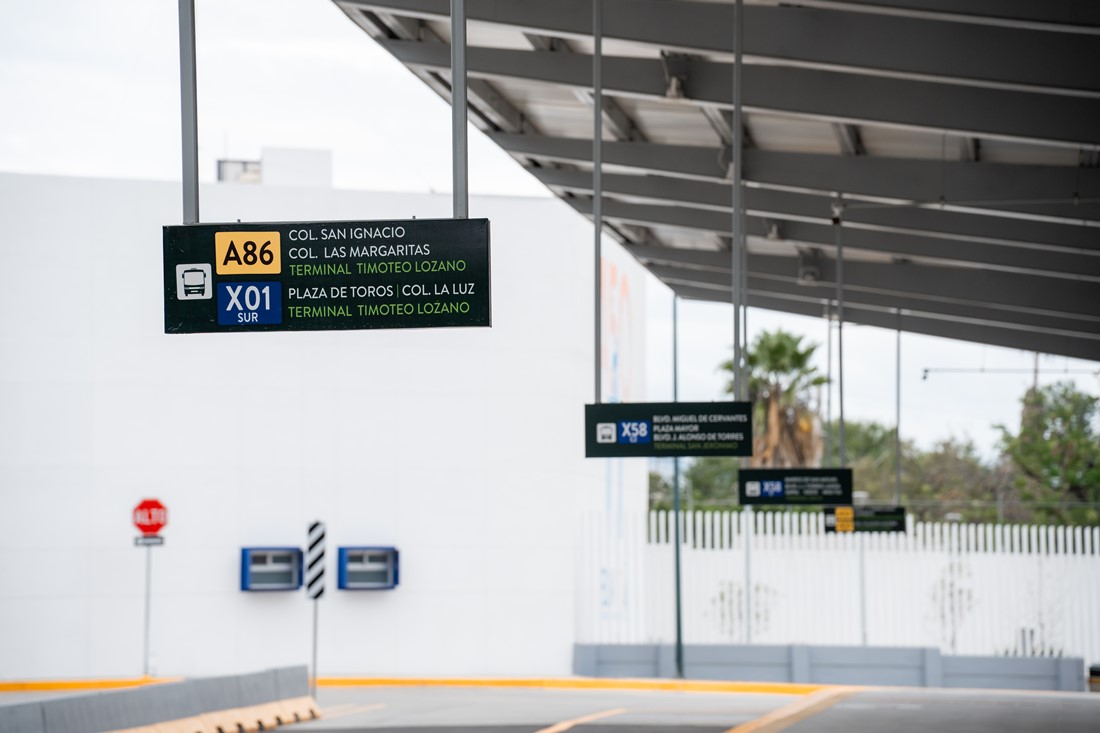 ¿Qué rutas operan en la nueva Estación de Transferencia Santa Rita León 450?